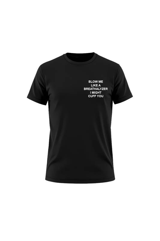 BLOW ME LIKE A BREATHALYZER I MIGHT CUFF YOU